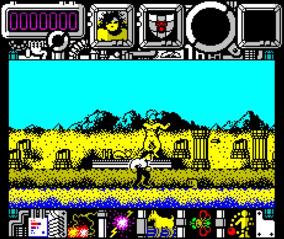 Hysteria - ZX Spectrum game screenshot (1987) by Software Projects